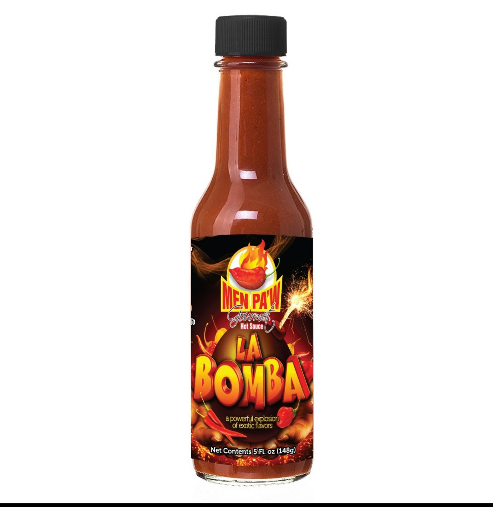 Men Pa’w Gourmet Hot Sauce (LA BOMBA) 5oz